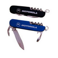 7 Function Anodized Swiss Style Army Pocket Knife (7/8"x3")